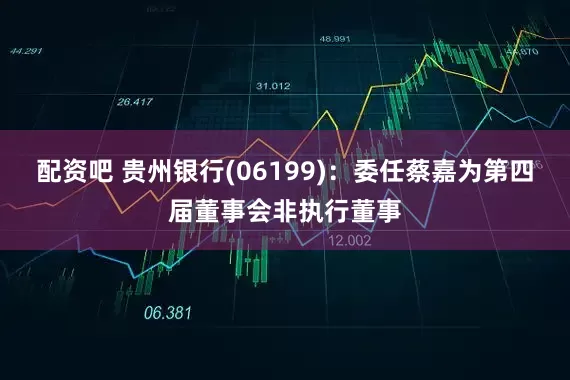 配资吧 贵州银行(06199):委任蔡嘉为第四届董事会非执行董事